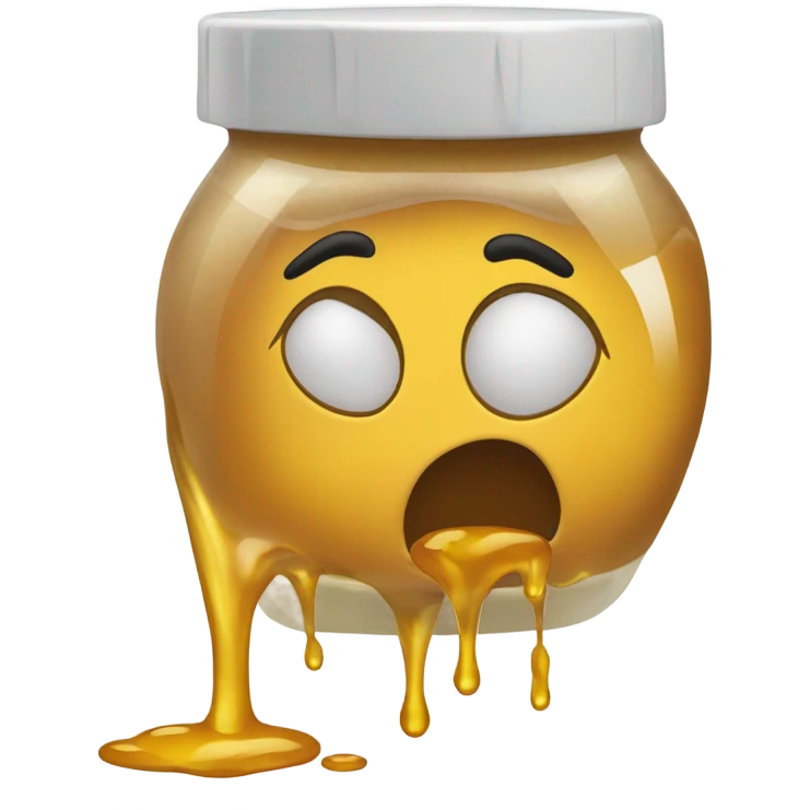 Vomiting honey emoji