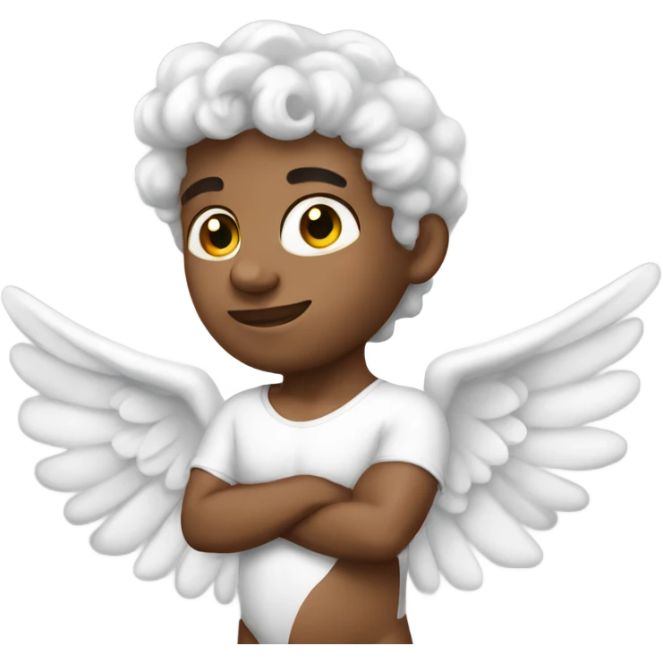White Cupid emoji