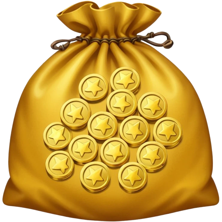 a bag of money and interest on it emoji