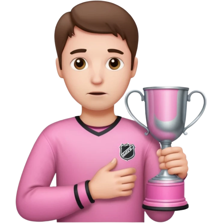 Sad face with preppy Stanley cup emoji