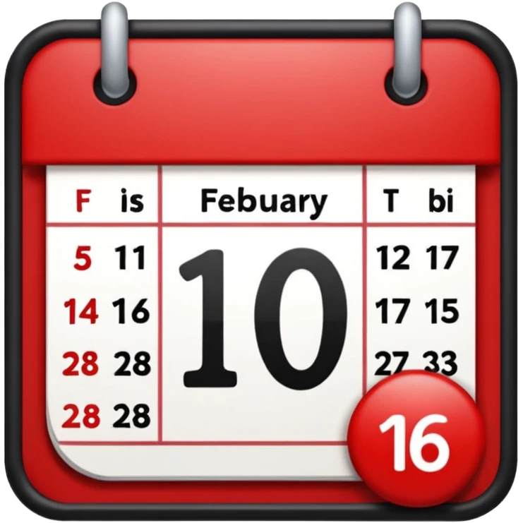 dibuja el 11 de febrero  emoji