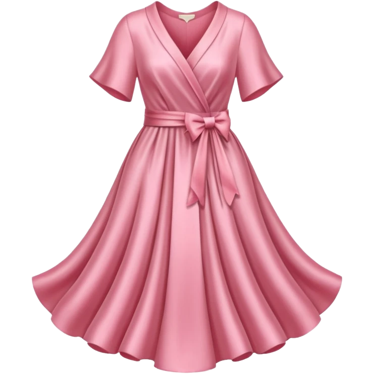 Robe rose  emoji