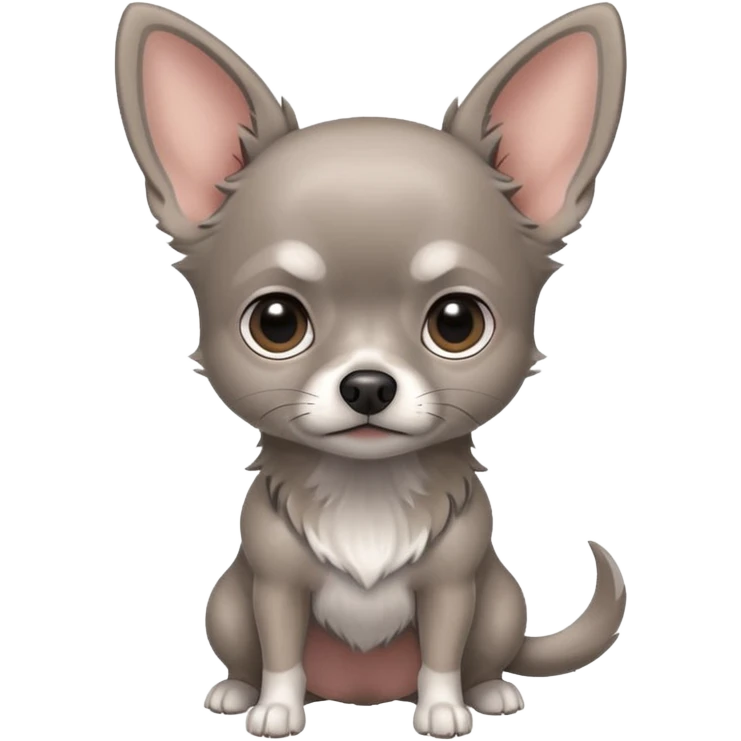 gray chihuahua  emoji