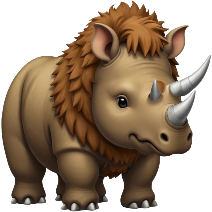 wooly rhinoceros emoji