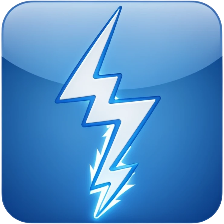 Lightning emoji