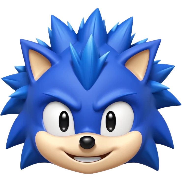 Sonic the hedgehog emoji