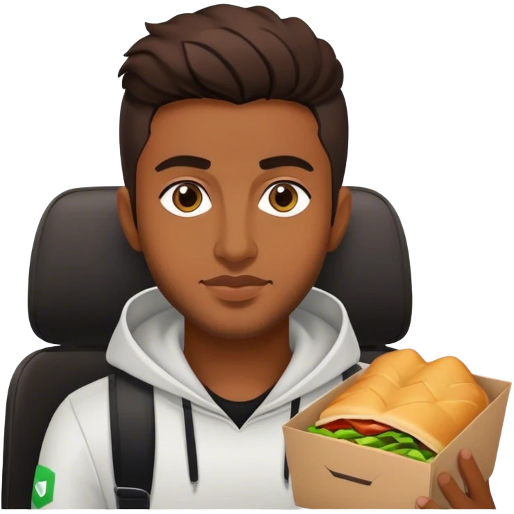 Amir uber eats driver emoji