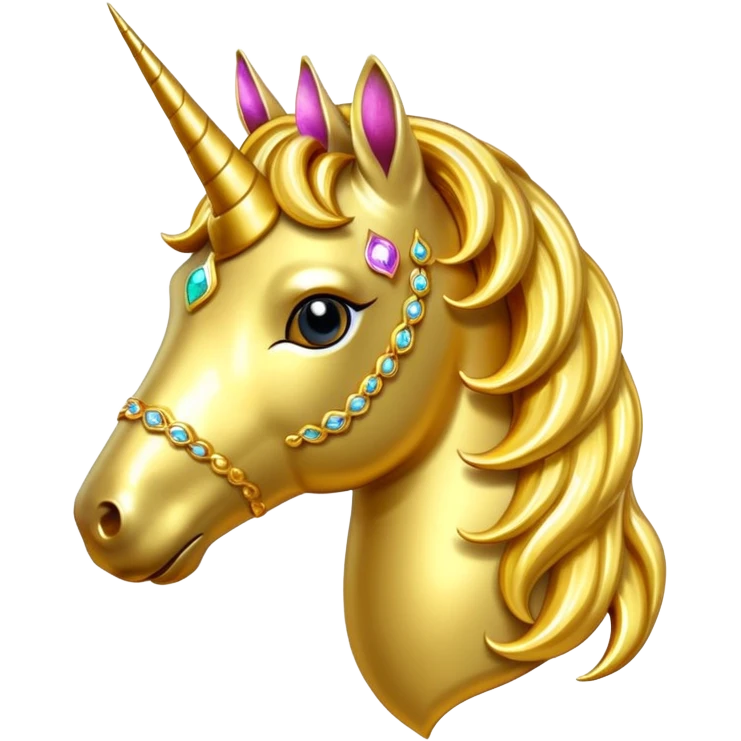 Сделай единорога из денег emoji