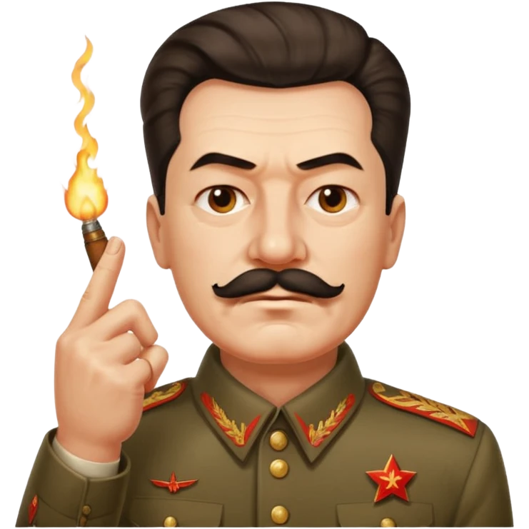 스탈린이 가운데 손가락를 날림 emoji