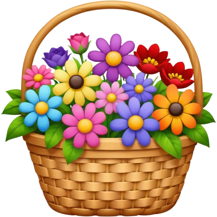 giỏ hoa  emoji