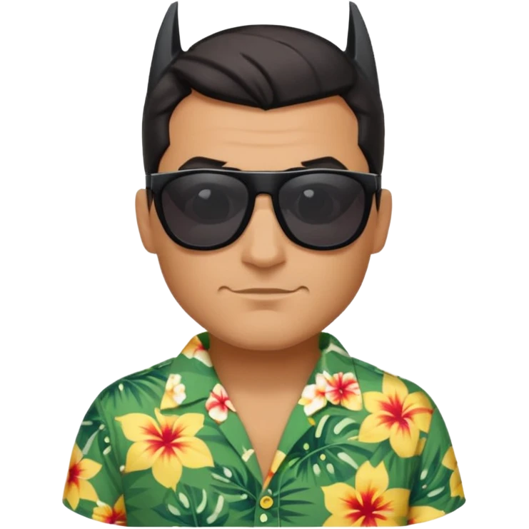 batman on vacation emoji