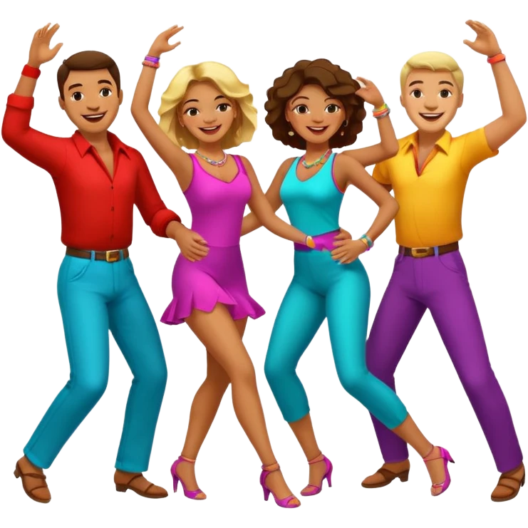 salsa women & men dance  emoji