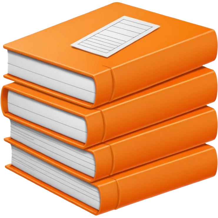 Orange files emoji