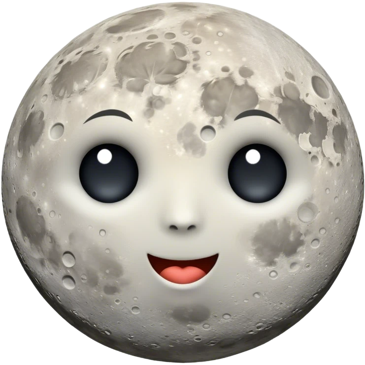 Face of fuul Moon emoji