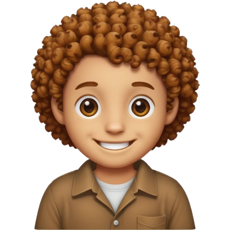 curly animal with shirt emoji