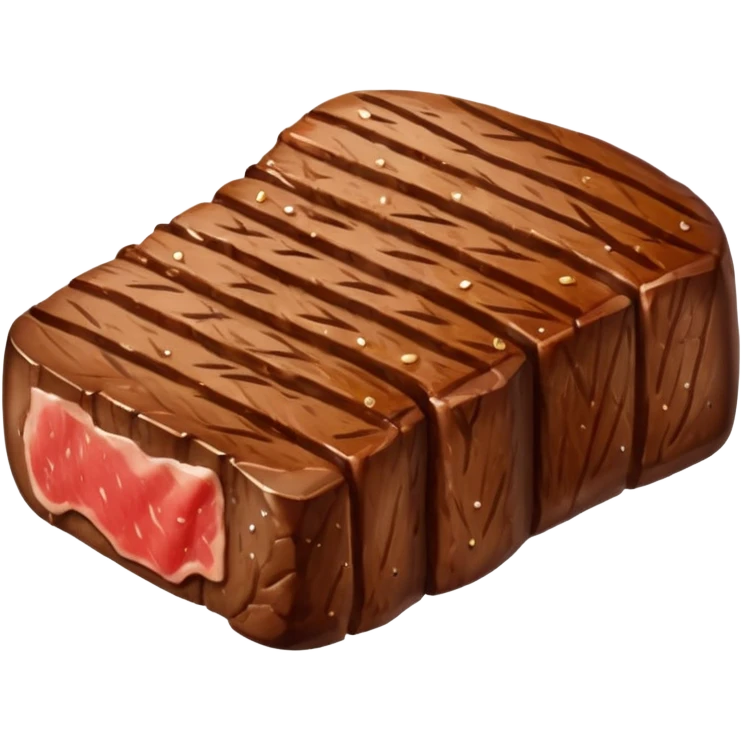 a juicy steak emoji