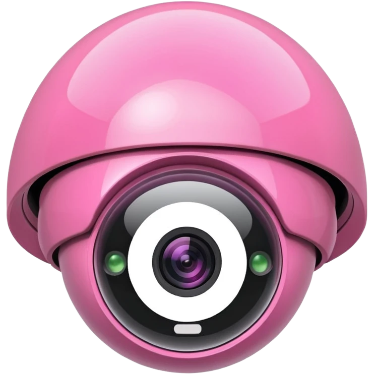 Security Camera pink  emoji