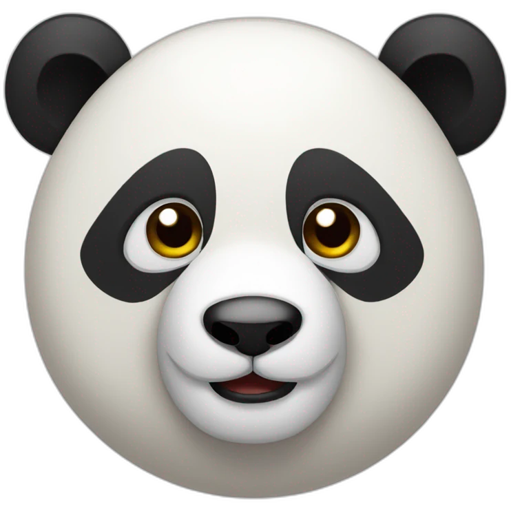 Panda sans yeux  emoji