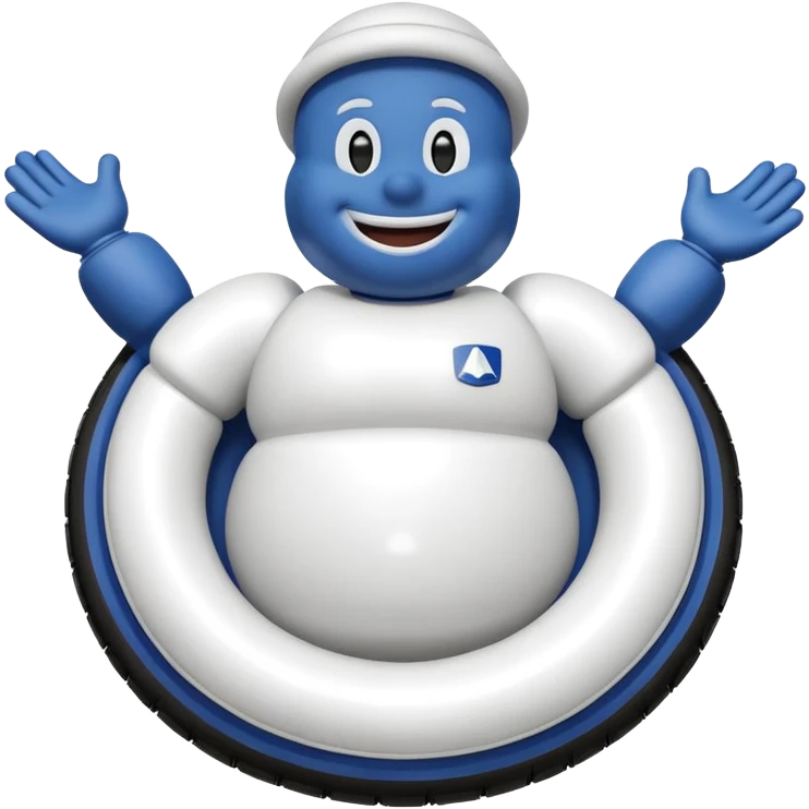 Boneco pneu michelin emoji
