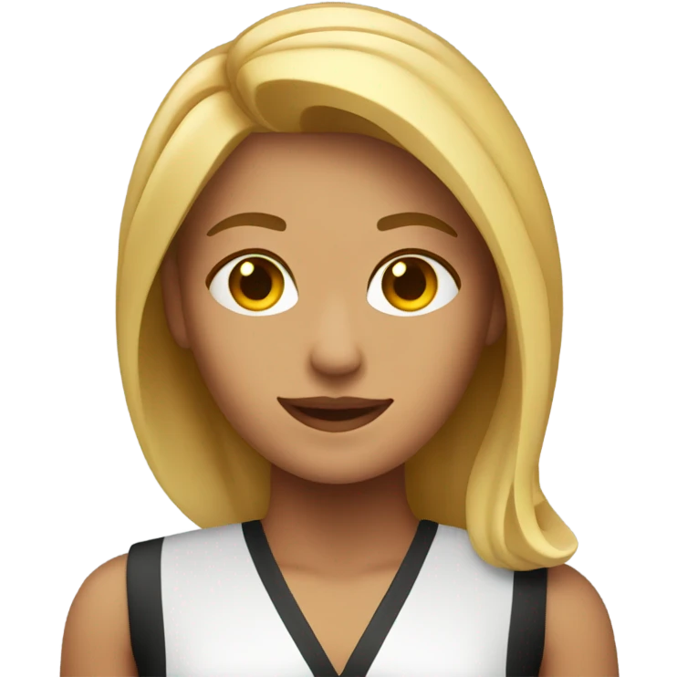 Female bartender with highlights emoji