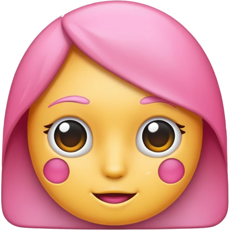 Pink emoji