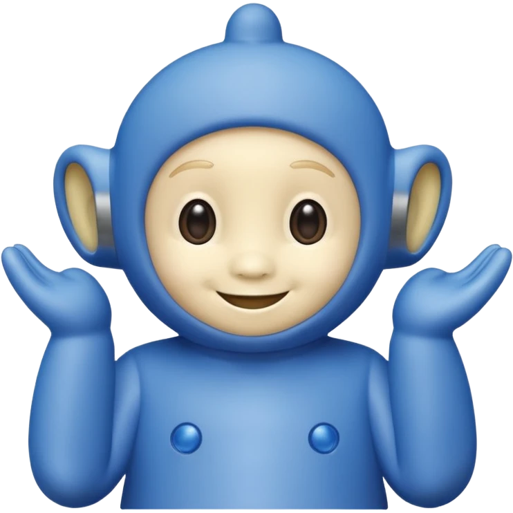 teletubby blue emoji