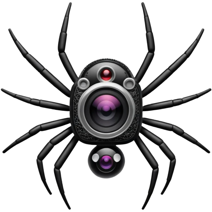 spider camera emoji