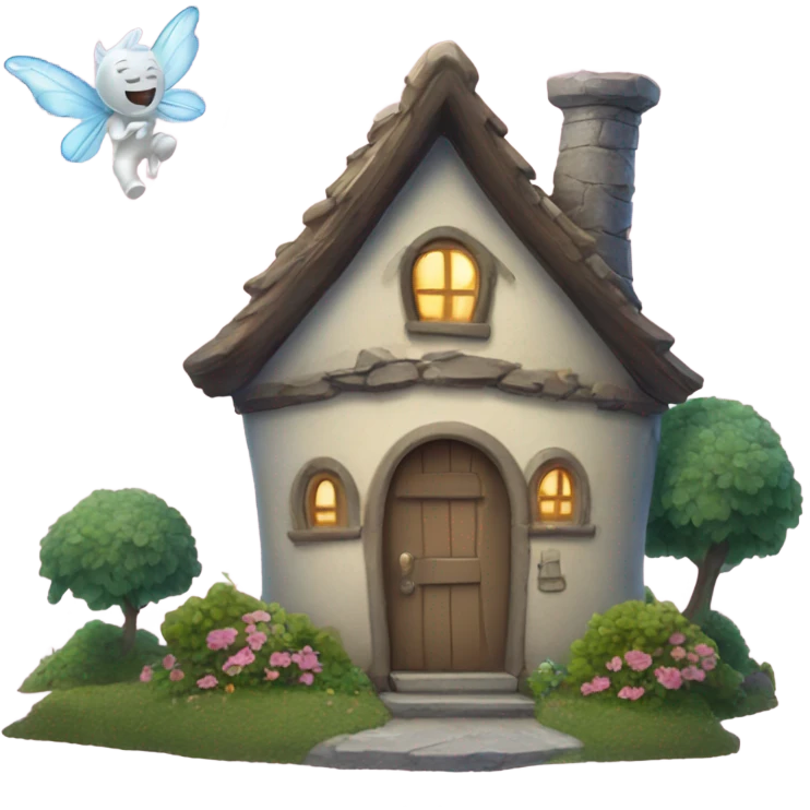 Tooth fairy’s house emoji