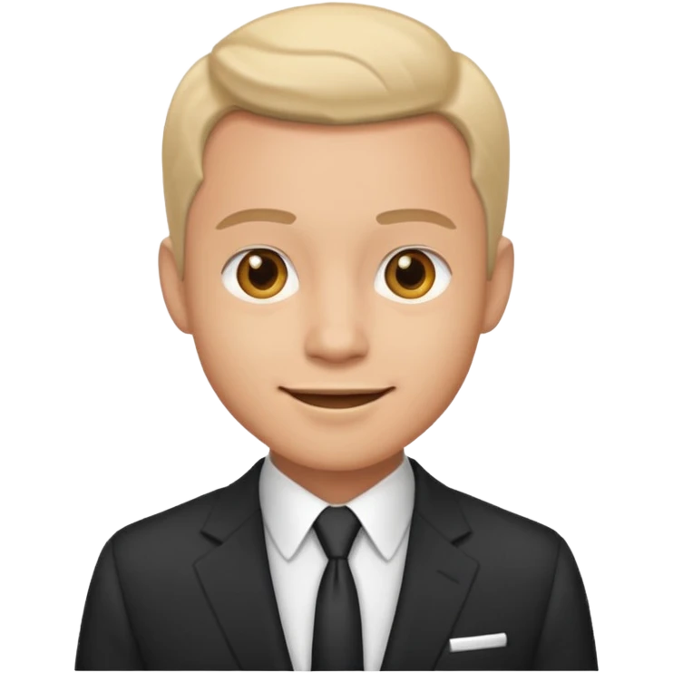 The man is up to something emoji