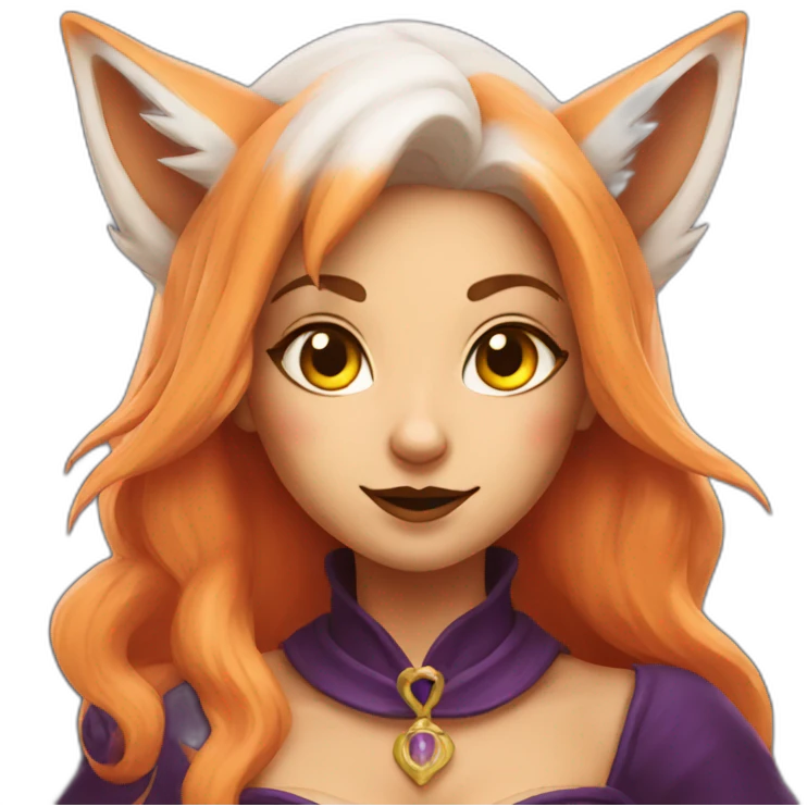 fox witch emoji