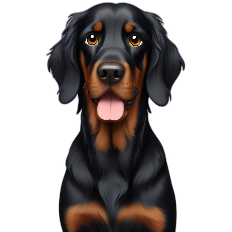 Gordon-setter emoji