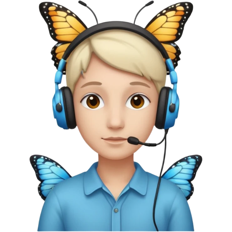 🥲🎧🦋 emoji