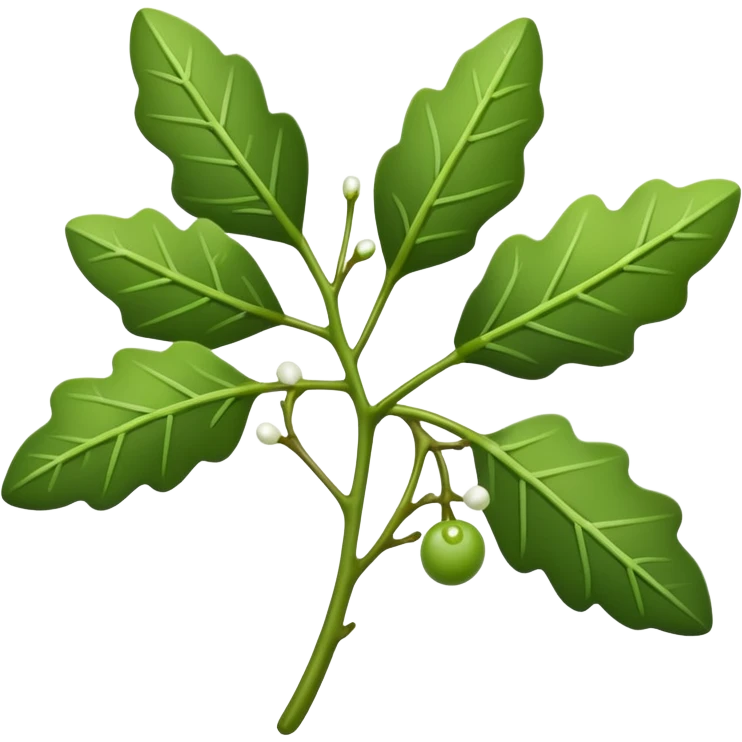 Mistletoe emoji