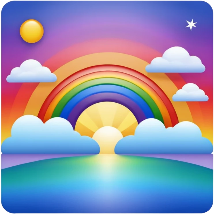🎈🌄🌈 emoji
