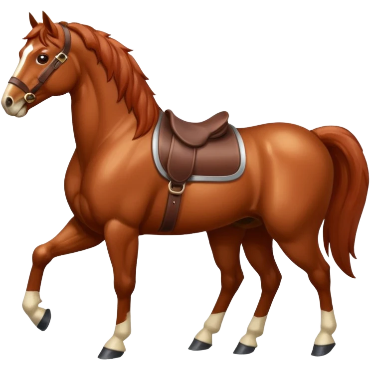 High resolution of A horse emoji