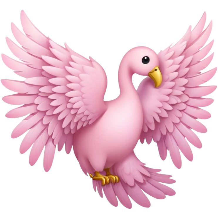 baby pink wings emoji