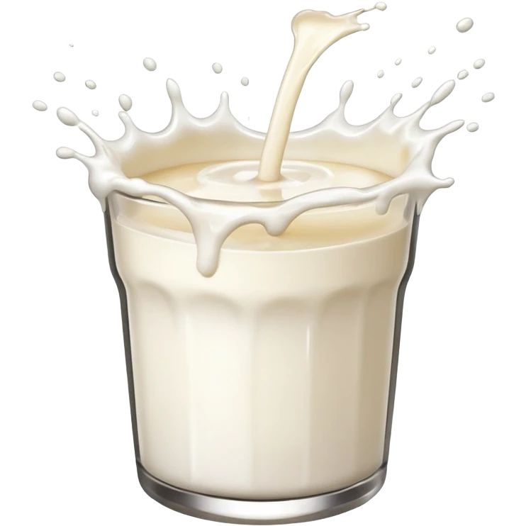 exploding milk emoji