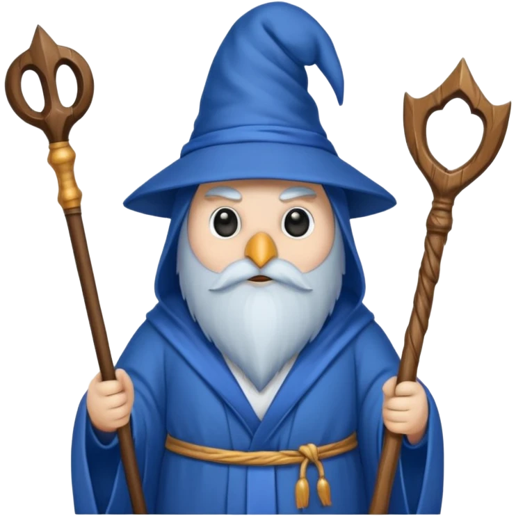 Penguin Wizard emoji