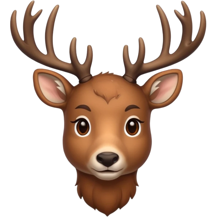 سر گوزن emoji