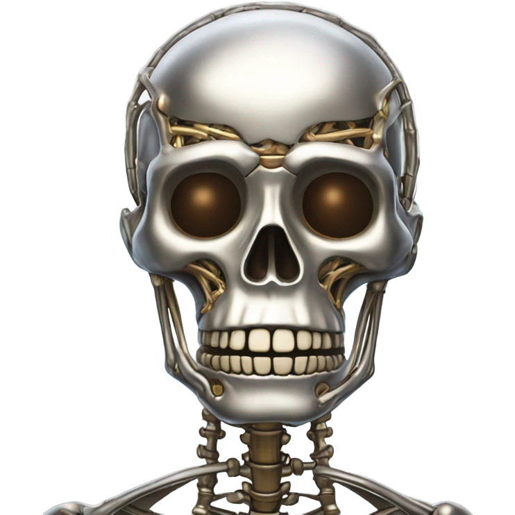 Metal skeleton emoji