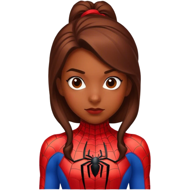 Spiderman as a girl emoji