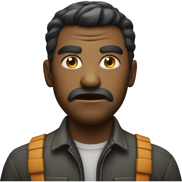 angry male developer emoji