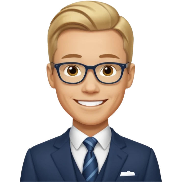 realistic Alexander Stubb, ruler of Finland emoji