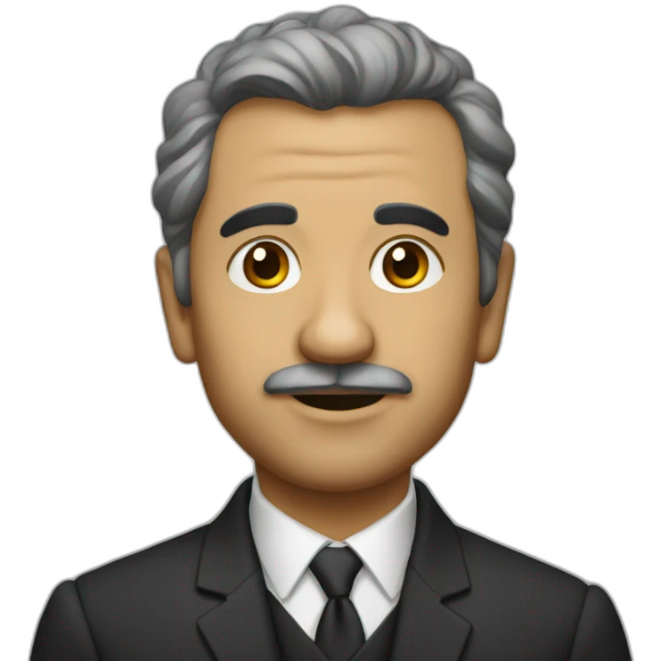 Felipe gonzalez portrait emoji