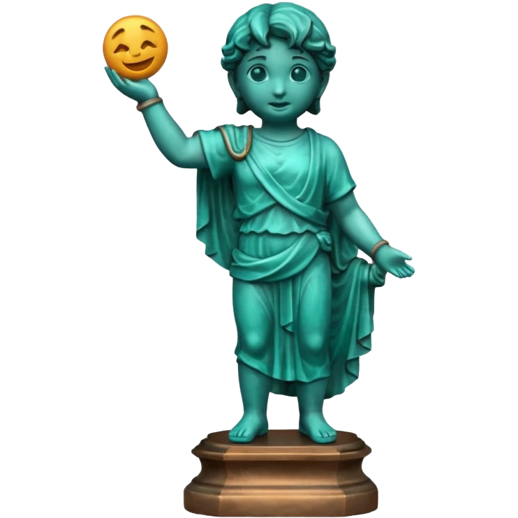 bronze statue emoji