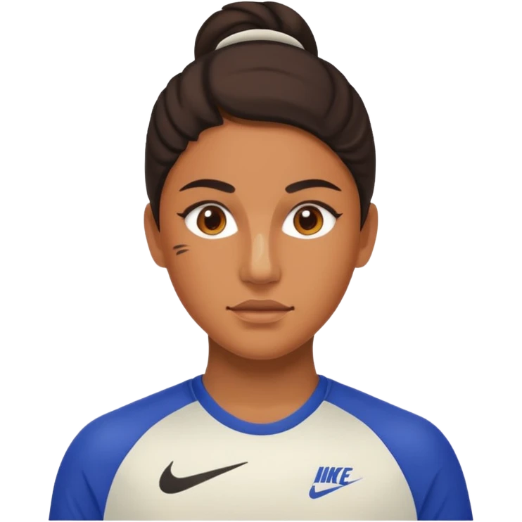 Nike with full face  emoji