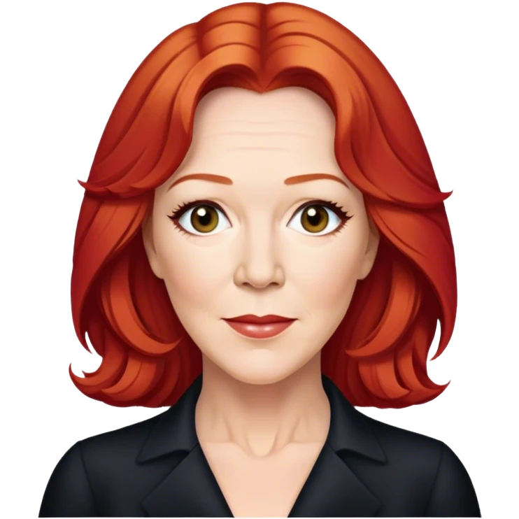 Catherine O'Hara home alone realistic, red hair emoji