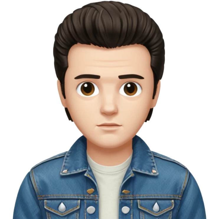 steve from stranger things, elvis hair style emoji