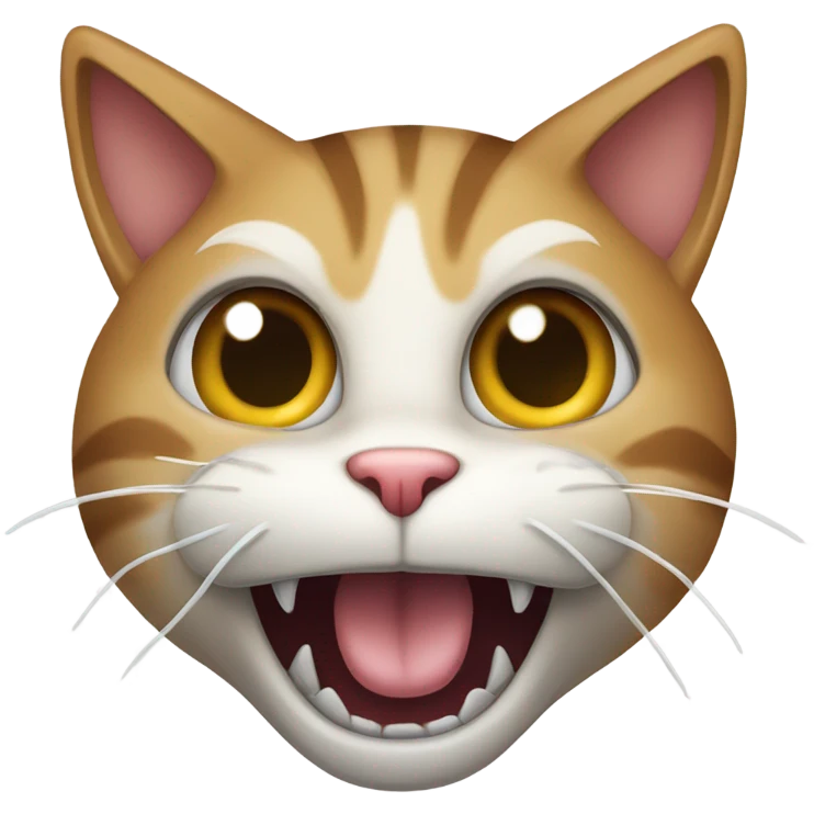 Screaming cat emoji