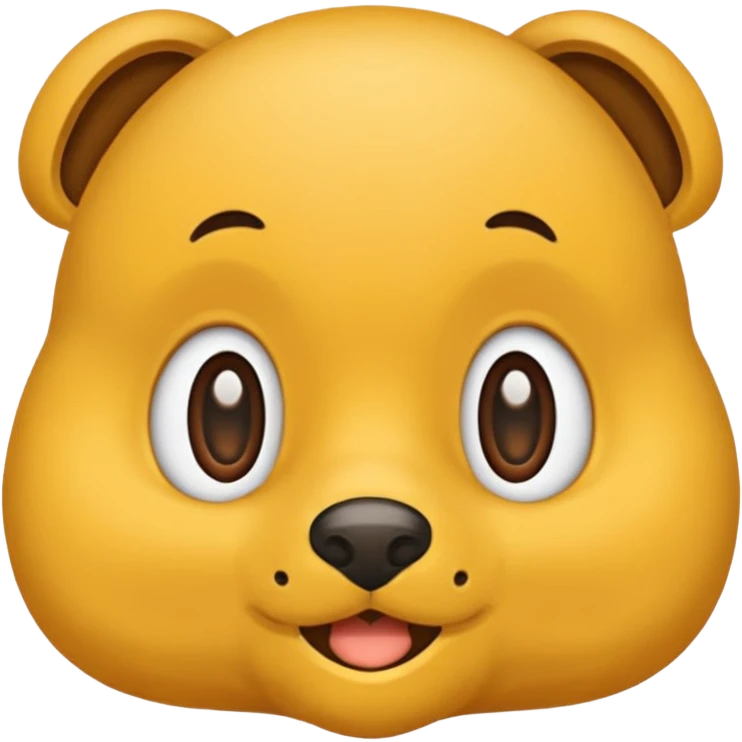 Медведь с шишкой emoji